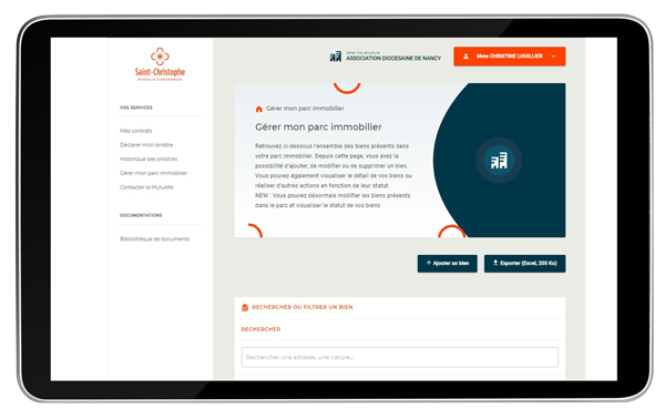 visuel montrant la fonction gérer votre immobilier