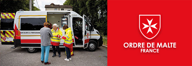 Ambulance, solidarité : ordre de Malte
